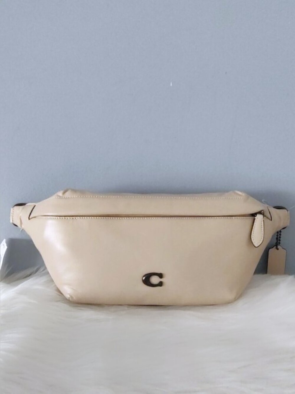 NEW Coach Hall belt bag leather NWT